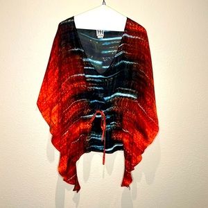 Haute Hippie Silk Tie Dye Blouse Sz XS